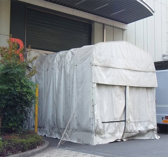 奥行拡張テント(大/小) (5x5x4m/3x3x4m)